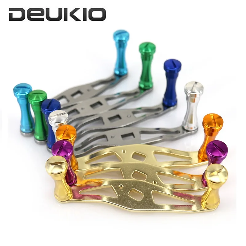 DEUKIO катушка спиннинга балансир прочная металлическая ручка для baitcasing капли воды