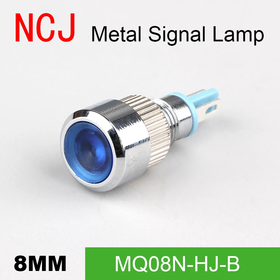 NCJ 8мм Индикатор светодиодный LED индикатор Сигнальная лампа Контрольная