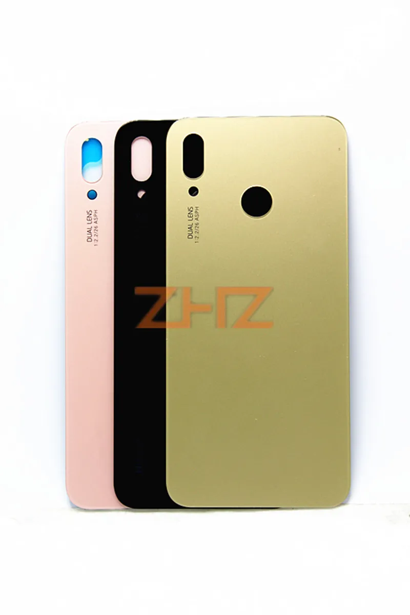 Задняя Крышка аккумуляторной батареи для huawei Nova 3E/Для Huawei P20 Lite стеклянный корпус