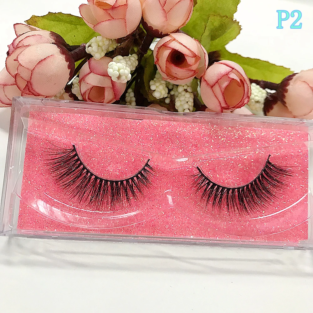10 пар норковых полосок BigEyes Secret 3D норковые ресницы для наращивания накладные