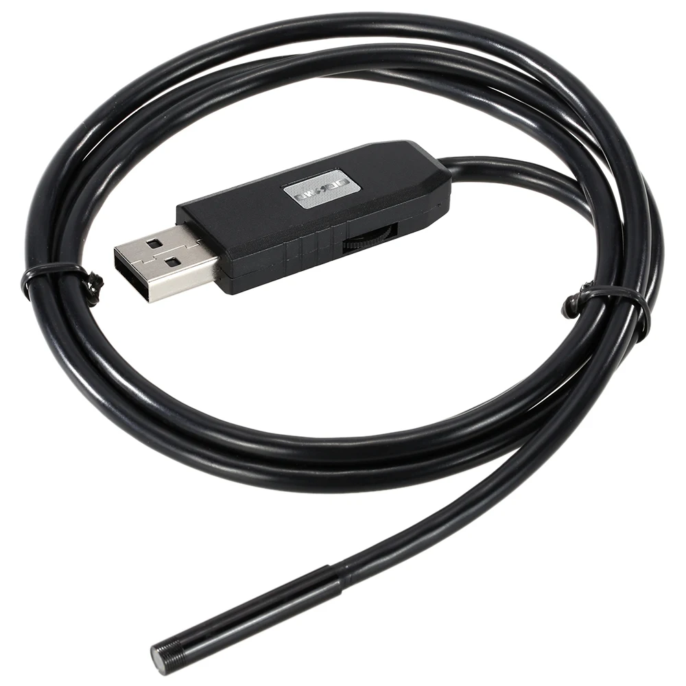 Эндоскоп с объективом 5 мм IP67 Водонепроницаемый Бороскоп для осмотра USB провод