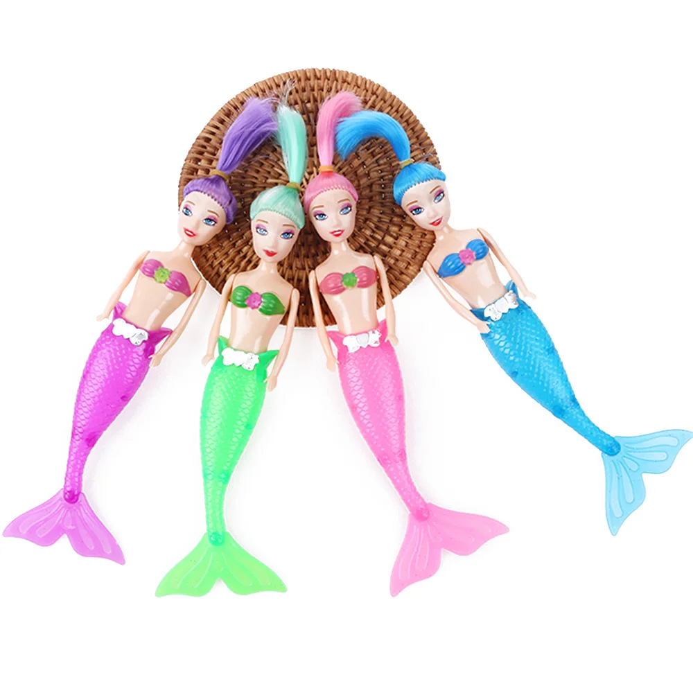 Ручная работа, светодиодный купальник, натуральная игрушка Русалка, хвост, платье, водонепроницаемые куклы, вечерние платья, платье, модная кукольная юбка, одежда, подарки для детей