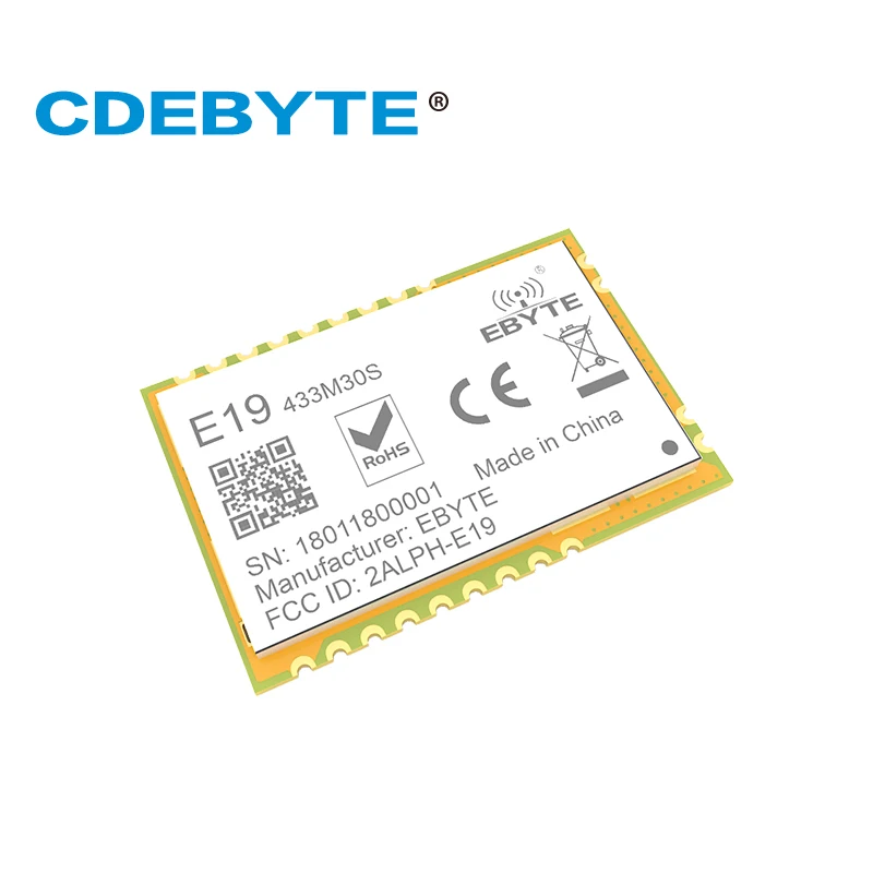 E19-433M30S Lora дальний SPI SX1278 433 МГц 1 Вт штамп антенна отверстия IoT uhf беспроводной