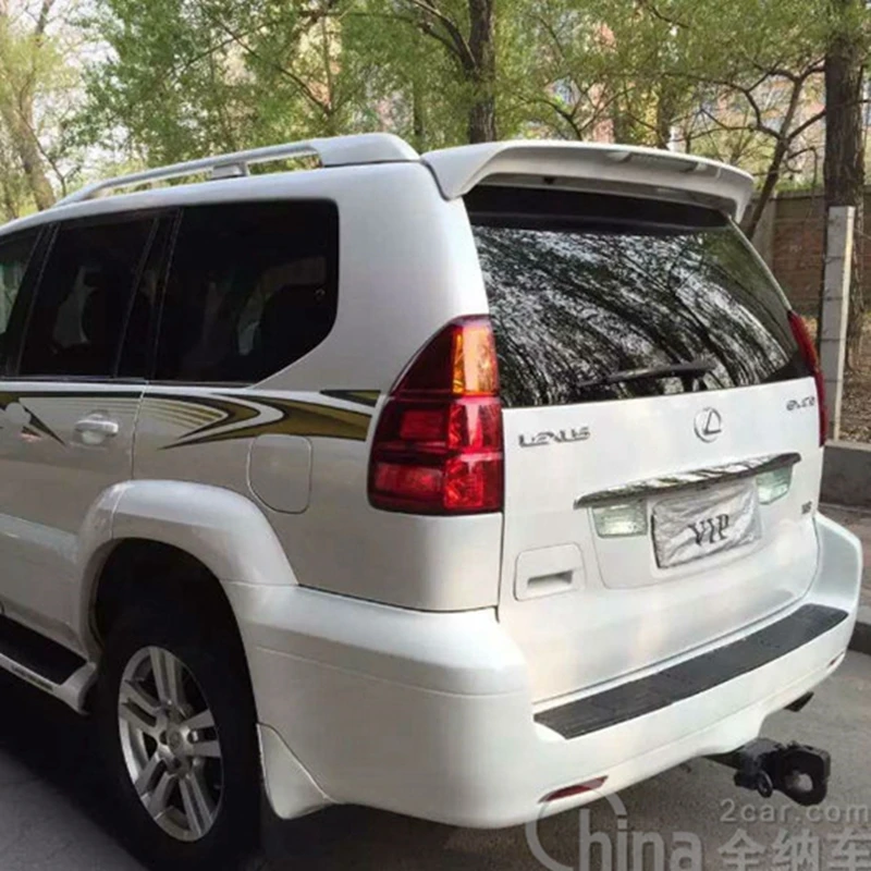 

Задний спойлер для Lexus GX470, окрашенный в заводском стиле 2003-2009 со светодиодом, 1 комплект