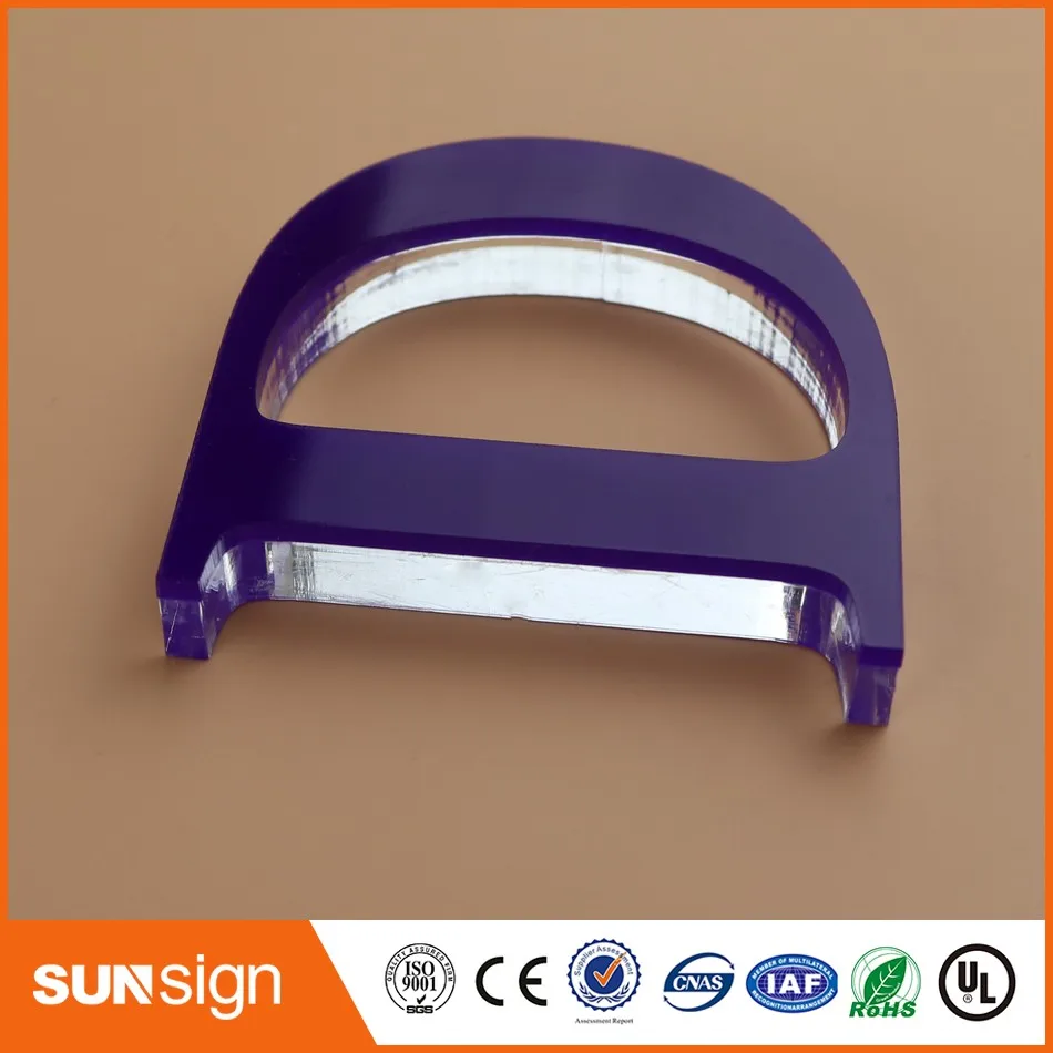 Wholesale decorative outdoor sign for shopfront acrylic letters signs