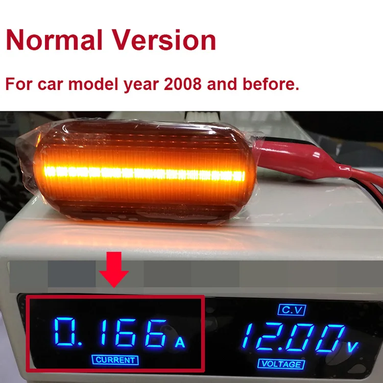 Normal Version Светодиодный фонарь с боковым маркером для сиденья Leon Mk1 Mk2 1P Ibiza Mk3 6L Mk4 6J светодиодный фонарь o Mk2 Mk3 Exeo Sedan Exeo ST - Испускаемый цвет: Normal Version