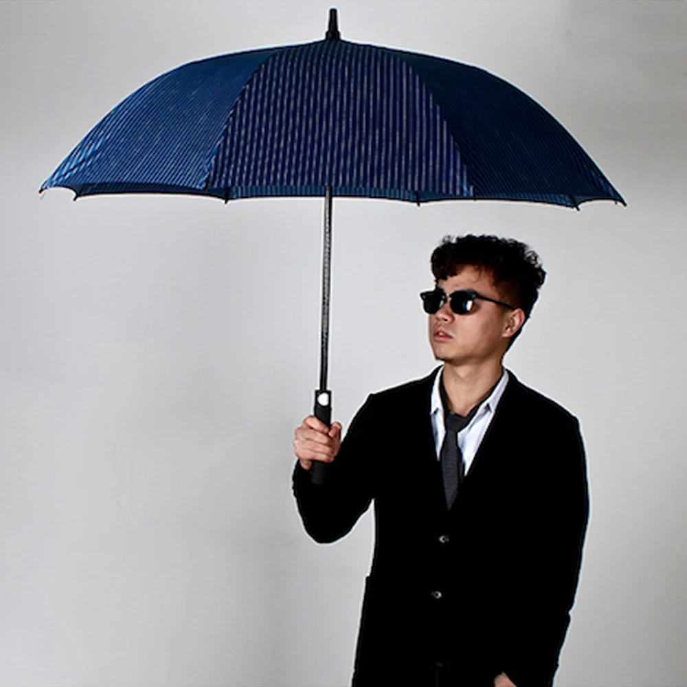 Негабаритных Газета Гольф Зонтик Мужчины Бизнес Волокна Смолы Дождливый