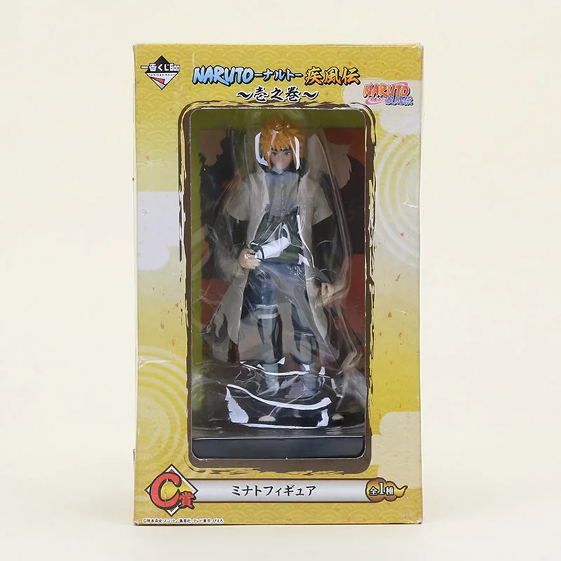 17cm Minato in box Драгоценный камень Наруто Shippuden фигурка Наруто Хьюга Хината Hyuga мягко шаг близнец Львы кулак Jiraiya Minato Saruka ПВХ Модель игрушки - Цвет: 17cm Minato in box