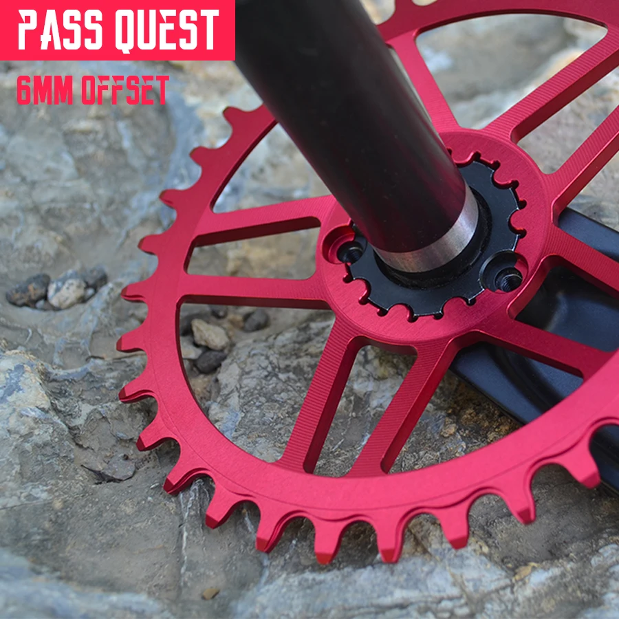 Овальные горные велосипеды PASS QUEST GXP для горных велосипедов узкая широкая звезда