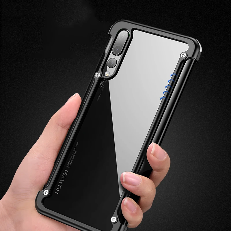 Для Huawei p20 Pro Корпус Алюминиевый металлический бампер чехол для чехлы|Бамперы| |