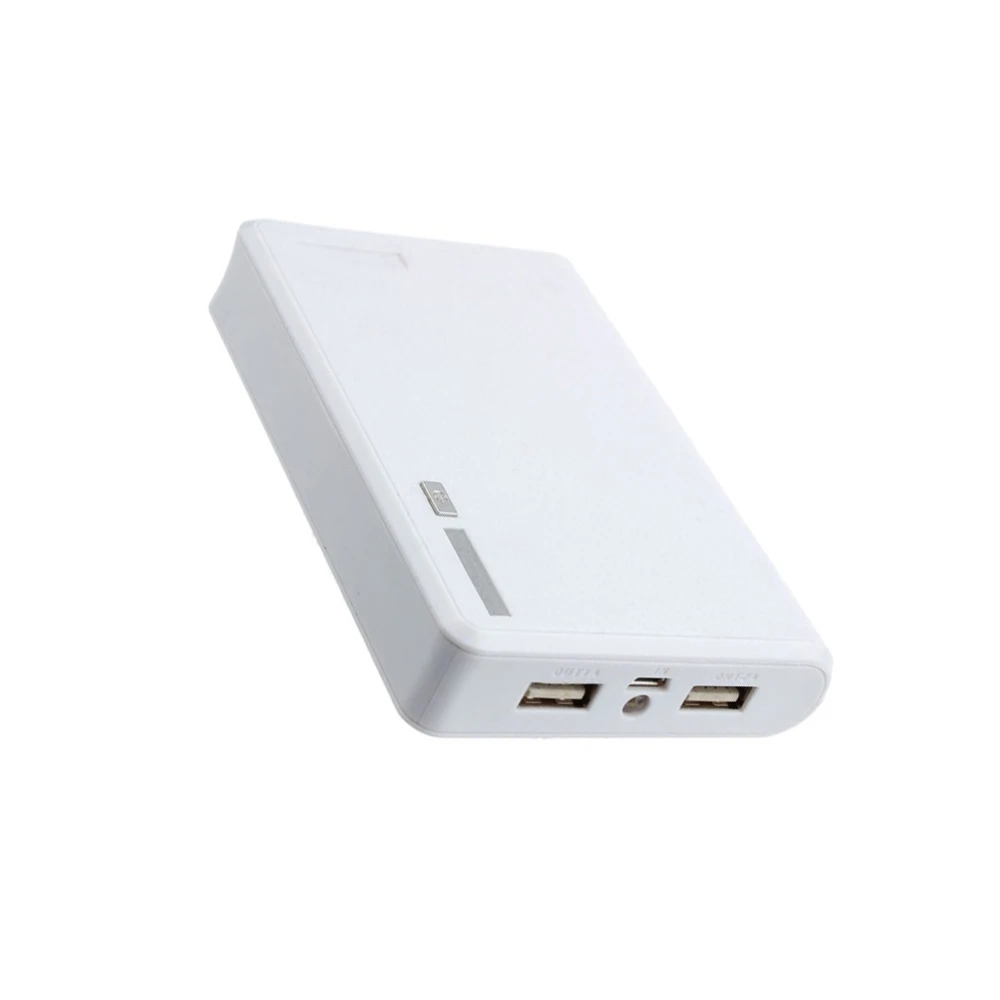 Модный высококачественный двойной USB 5V 2A чехол для внешнего аккумулятора 4X 18650