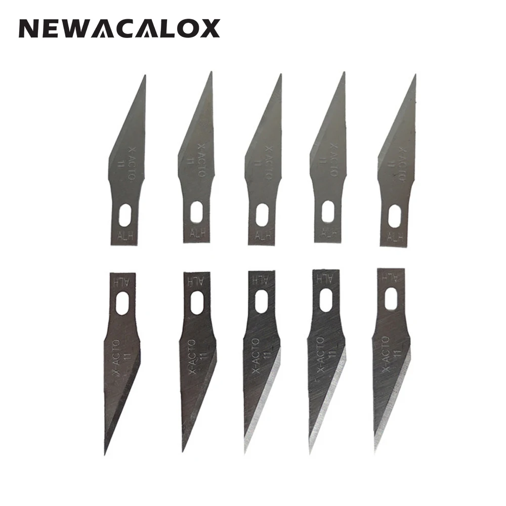 NEWACALOX 11 шт. сплав художественный нож прецизионный DIY Инструменты Аксессуары