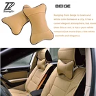 ZD 2 шт. для Citroen C5 C4 C3 Mini Cooper Opel Astra H G J Vectra C Saab Автомобильный подголовник, автомобильная шея, Кожаная подушка