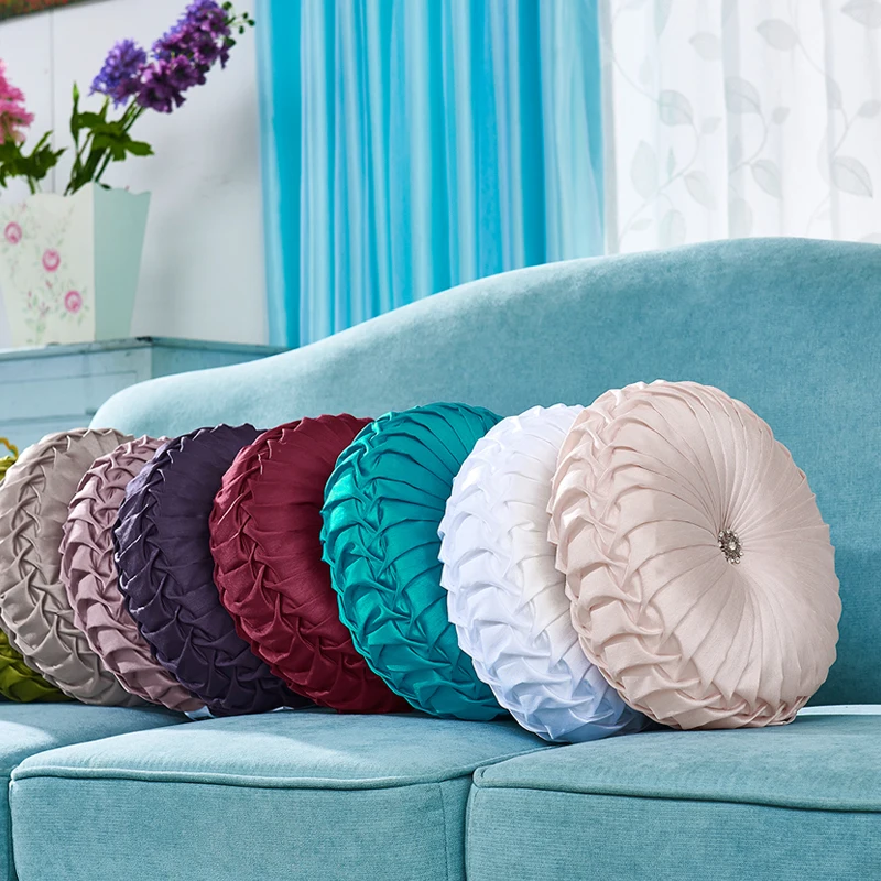 3D туфли ручной работы со стразами и круглым Подушка домашний декор белый цвет