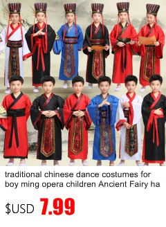 Древний китайский костюм Hanfu tang платье династии для женщин костюмы для детей традиционный танец Дети девушки косплей народный