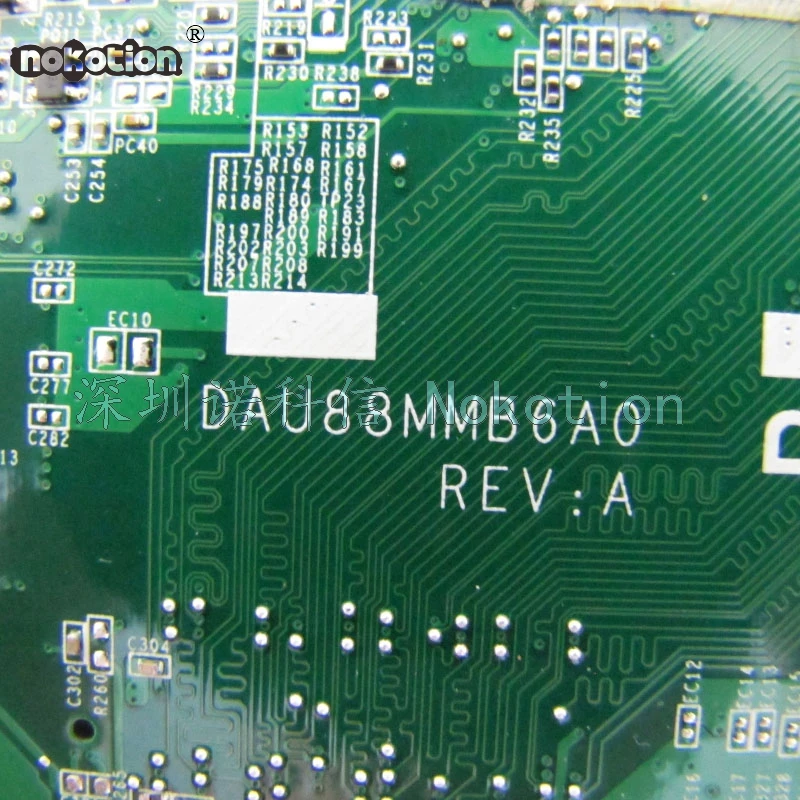Материнская плата NOKOTION DAU88MMB6A0 786901 501 001 для ноутбука HP 15 F SR1YW N3540 DDR3 материнская