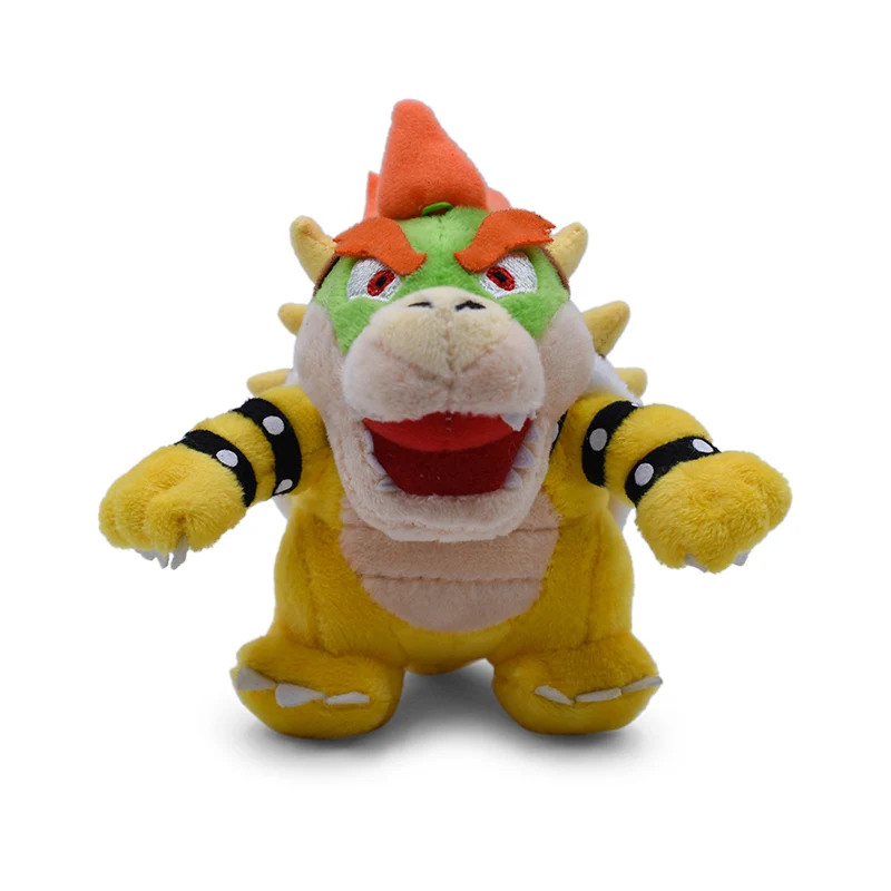 Bowser Kuba opp 3 вида стилей " 12 см Super Mario Bros Bowser Kuba Dragon Dark Bowser 3D Land Bone Koopa брелок в виде дракона брелок-подвеска мягкая кукла - Цвет: Bowser Kuba opp