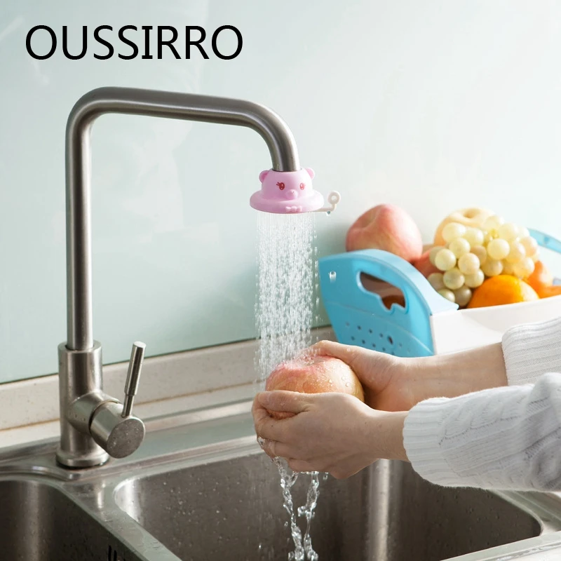 1 шт. мультяшный пластиковый распылитель с вращением на 360 градусов фильтрующая