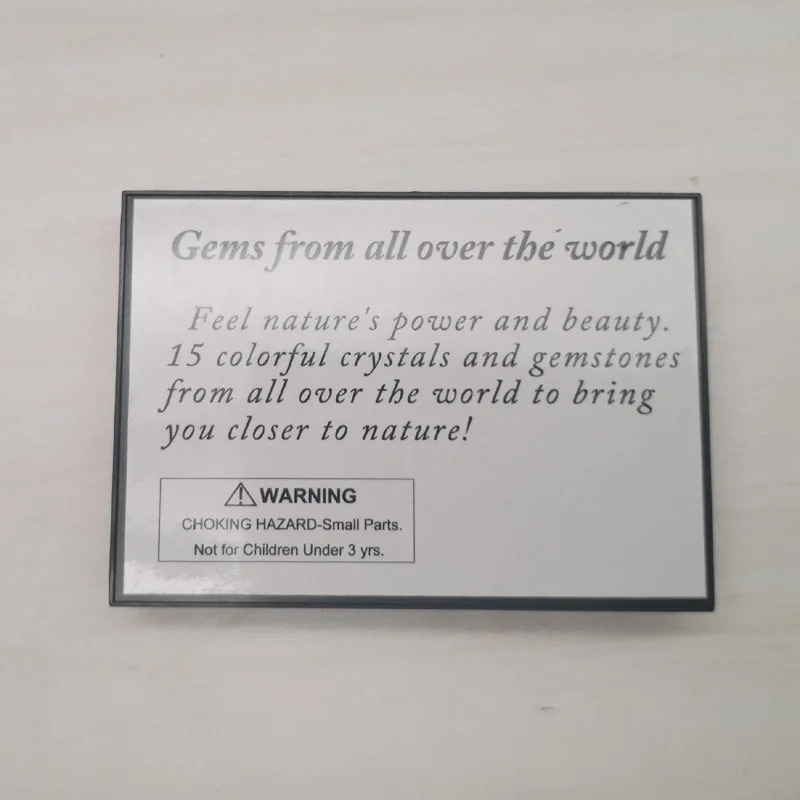 Натуральный образцы камней неправильной формы размер коробки 8 4x5 9 см 15 шт.