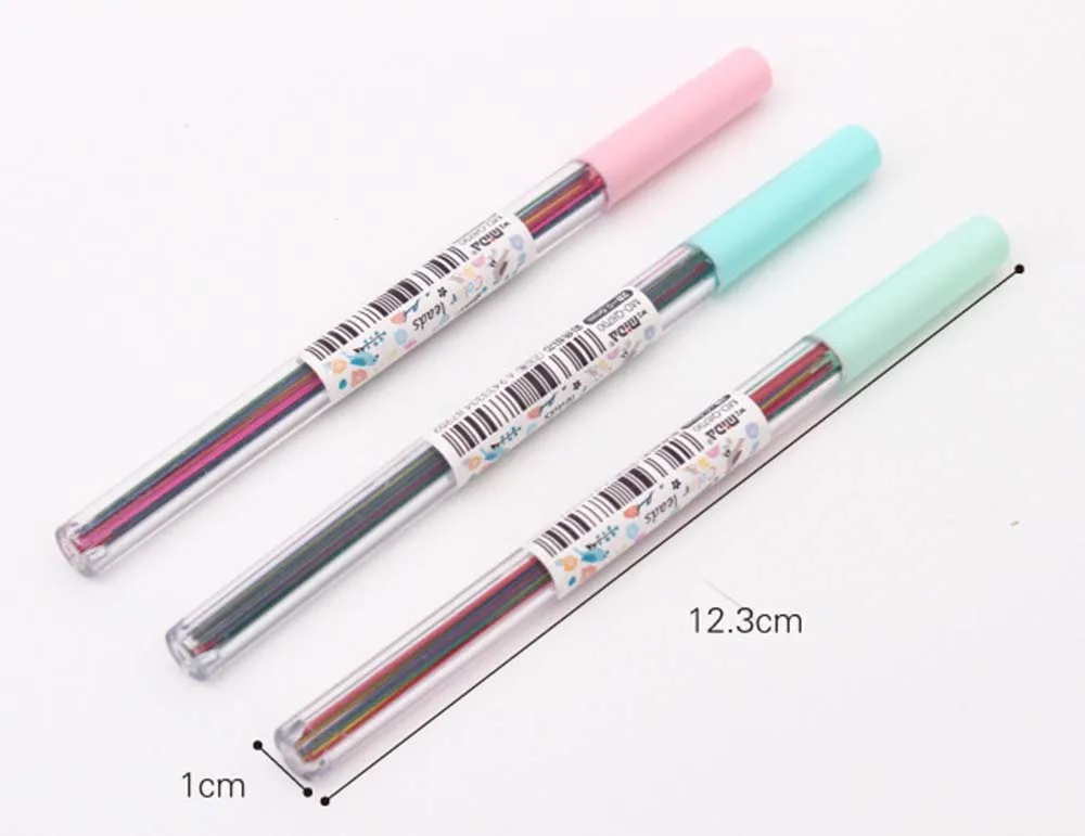 4 шт./лот, креативный, 0,5 мм, 0,7 мм, цветной, механический карандаш, свинцовый, художественный, эскизный, для рисования, цветной, свинцовый, школьные, офисные принадлежности