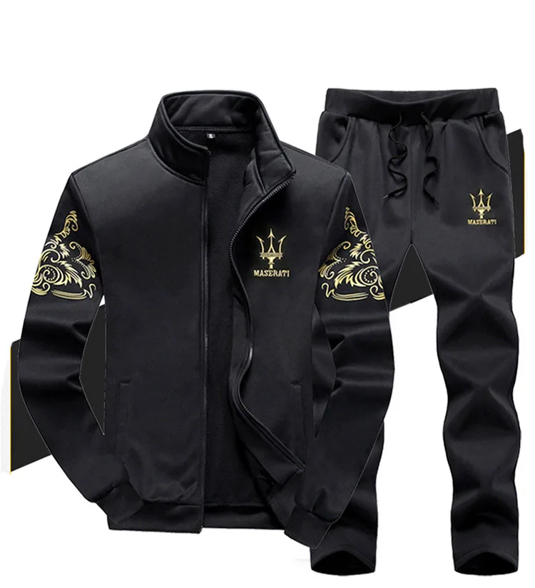 Мужской спортивный костюм тренировочный на молнии активный из 2-х предметов