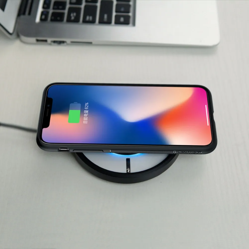 For iphone x luxury case Nillkin QI Wireless Charging Receiver Back Cover fit for Magnetic Holder 5.8 inch iphonex |