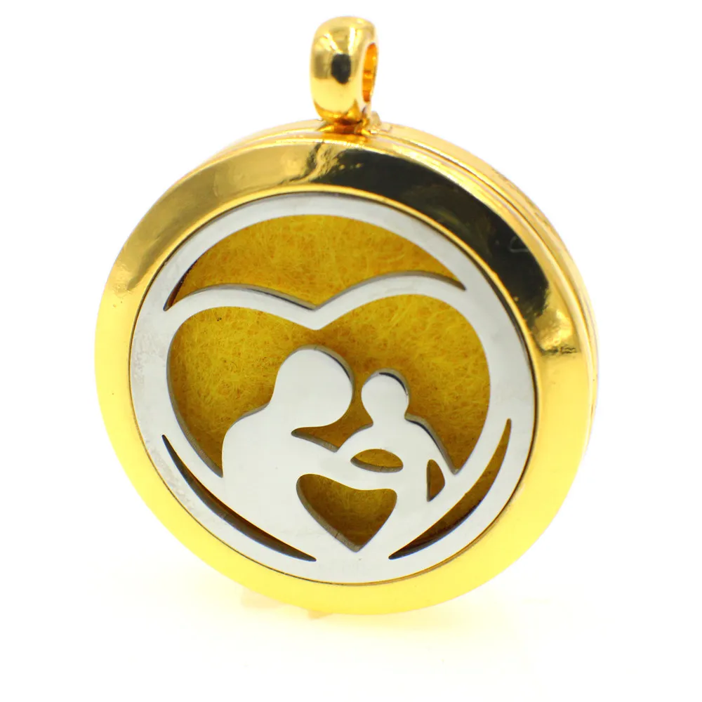 Модный Ароматерапевтический парфюм из нержавеющей стали для мамы и дочки