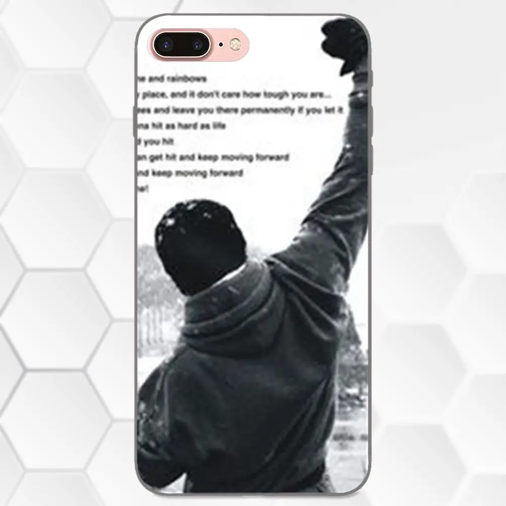 Чехол для телефона из ТПУ Apple iPhone 4 4S 5 5S SE 6 6S 7 8 Plus X XS Max XR мотивирующие слова
