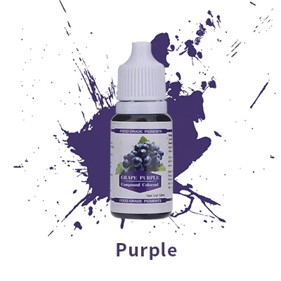 Purple Transhome пищевой краситель 1 шт. съедобный пигмент полезный, безопасный инструменты для украшения тортов из мастики Макарон крем торт выпечки инструменты для тортов - Цвет: Purple