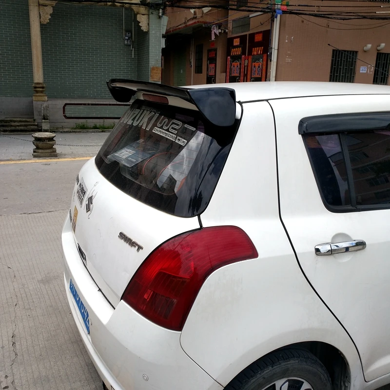 2005- Высококачественный ABS материал для suzuki swift стиль спойлер для большой высокой твердости спойлеров грунтовкой или DIY цветной краской