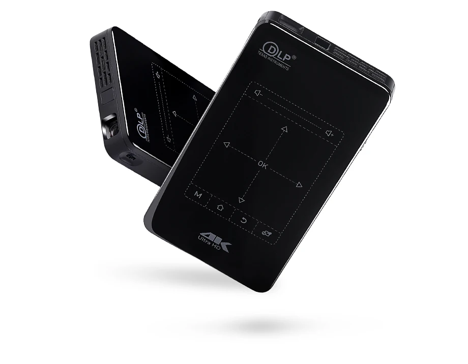 Мини-проектор P09 P9 D7(память 2G+ 16G опционально) Встроенный Android wifi, аккумулятор 4000 mAH, HDMI портативный проектор с поддержкой 4 K, 1080P
