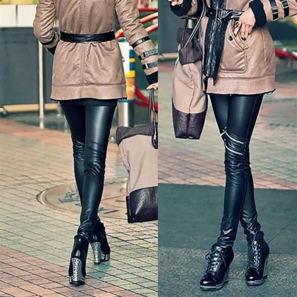 Бесплатная Размеры Мода Для женщин Высокая Талия зима классическая Тонкий Тощий