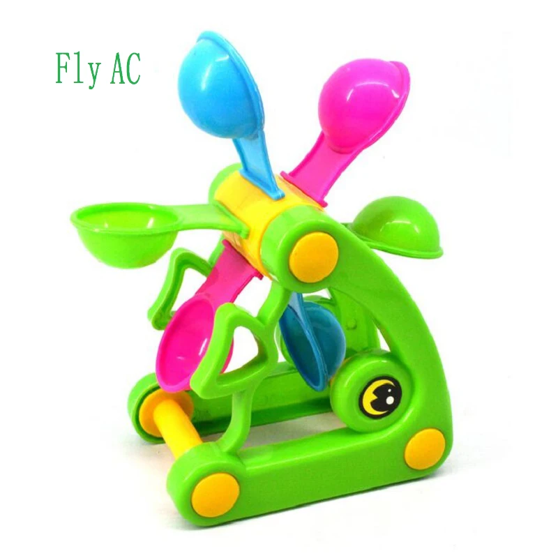Fly AC fish пляжные игрушки, водяное колесо/колесо типа даблинга игрушки, песочные часы, любимый подарок для ребенка
