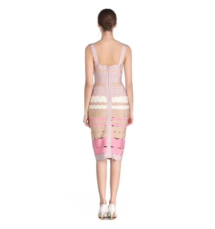 Высокое качество хаки черный скольжения жаккард геометрический Bodycon вискоза