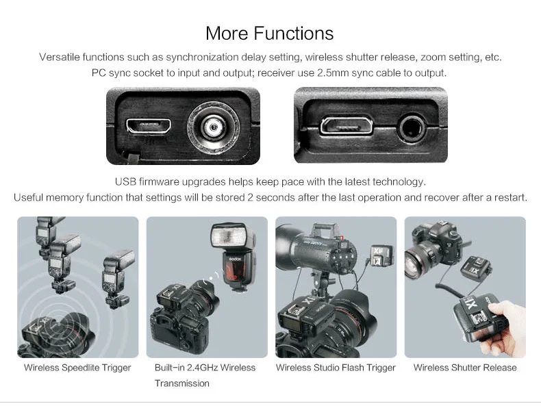 Godox X1T-C ttl беспроводной триггерный передатчик вспышки для камеры Canon X1TC Горячий башмак ПК синхронизация терминал 1/8000 секунд