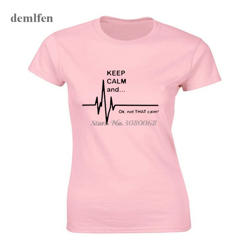 С надписью Keep Calm And... не то чтобы спокойно забавные ЭКГ Heart Rate медсестра фельдшер