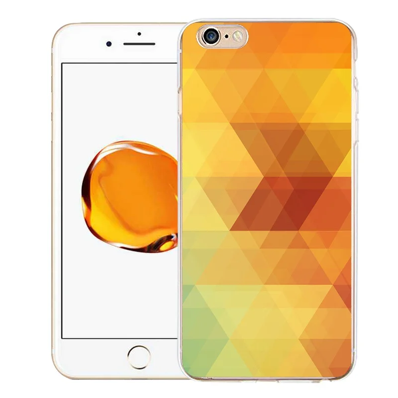 QMSWEI TPU Прозрачный чехол для телефона iPhone 6G 6s 7 8plus x мягкий цветной силиконовый с