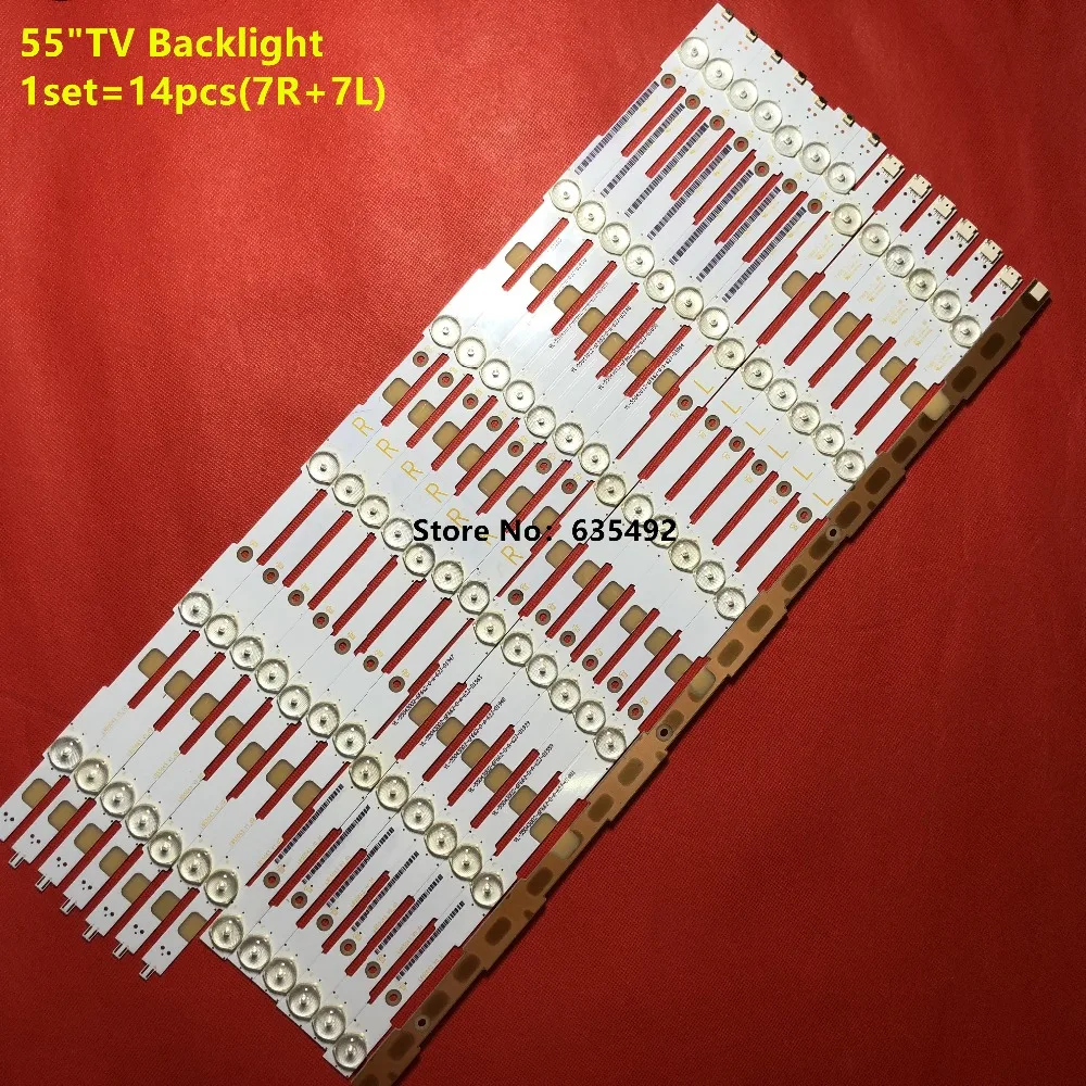 Светодиодная лента для подсветки губ лампа телевизора 55 дюймов LB55037 55PUH6400/88