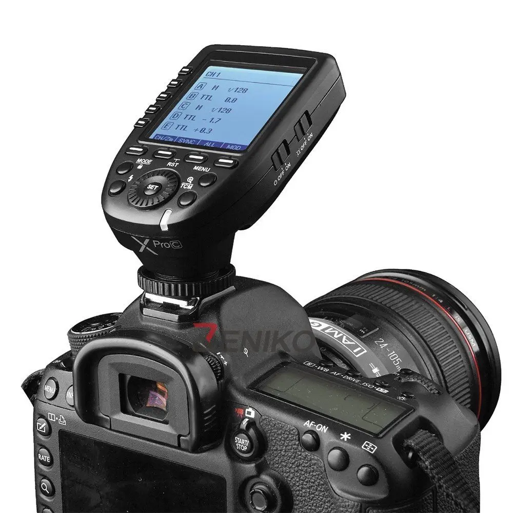 Godox Xpro C Φ 2 4G X Беспроводная система триггера + фотоприемник CD15|Фотовспышки| |