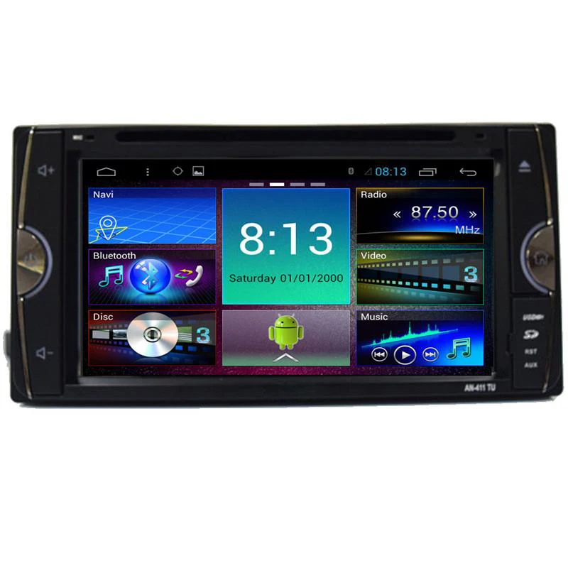 6 95 &quotАвтомобильный dvd плеер на основе Android с ТВ/BT GPS WIFI аудио Радио стерео