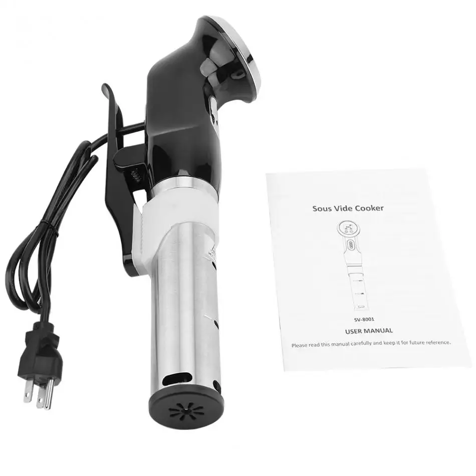 Вакуумная медленная Sous Vide пищевая плита 1500 Вт Мощный погружной циркулятор-ЖК-дисплей цифровой таймер дисплей Нержавеющая сталь