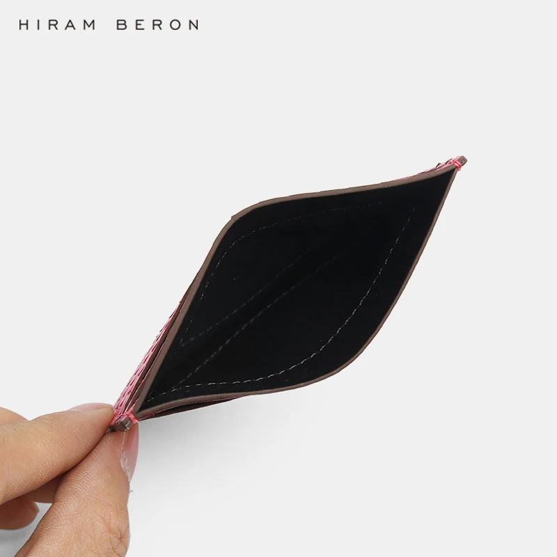 Роскошный кошелек Hiram Beron из змеиной кожи с именем под заказ Подарочная коробка