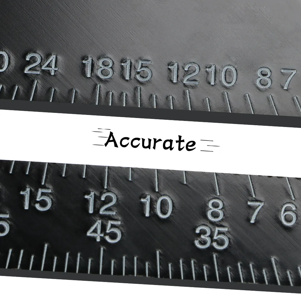 Triangular Measuring Ruler 7 Inch Metric Aluminum Alloy Speed Square Roofing Triangle Angle Protractor Trammel Tools | Инструменты