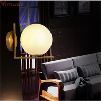 vitrust nordic led wall lamp bedside lighting mirror lamps bedroom lumiere interieur maison porch wall sconce modern lights