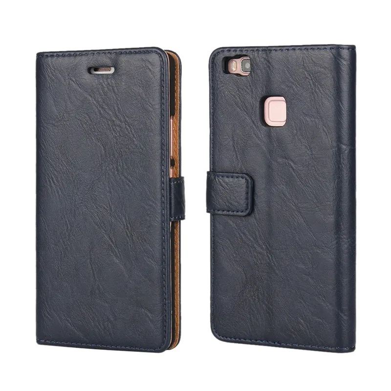 Ретро Кора шаблон Кожаный Бумажник Случая Стойки Откидная Крышка Для Huawei P9 lite G9
