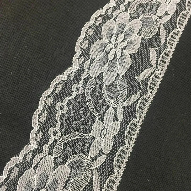 Hot selling 20yards/lot width 8cm bleaching inelastic lace Wedding dress accessories garment fabric | Дом и сад