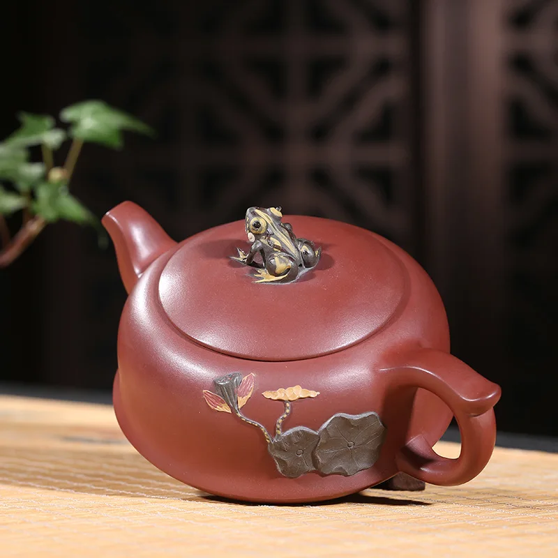 Лотос пруд лунный свет фиолетовый песок горшок ручной работы Teaware оптовая