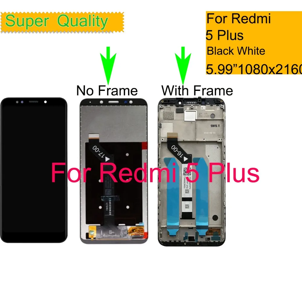 ЖК дисплей для Xiaomi REDMI 5 Plus с сенсорным экраном и дигитайзером сенсорный экран