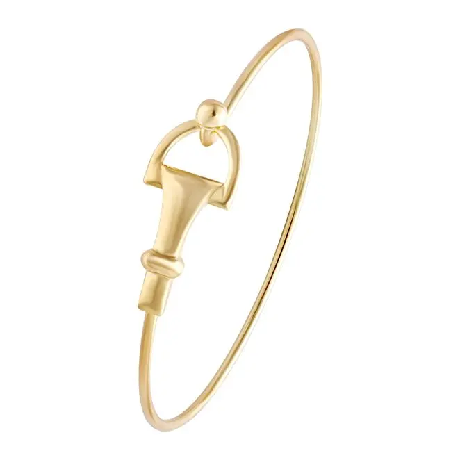 

Senfai New Design Fashion 3 Color Contracted Horseshoe Hook Type Copper Female Bracelet For Women Design