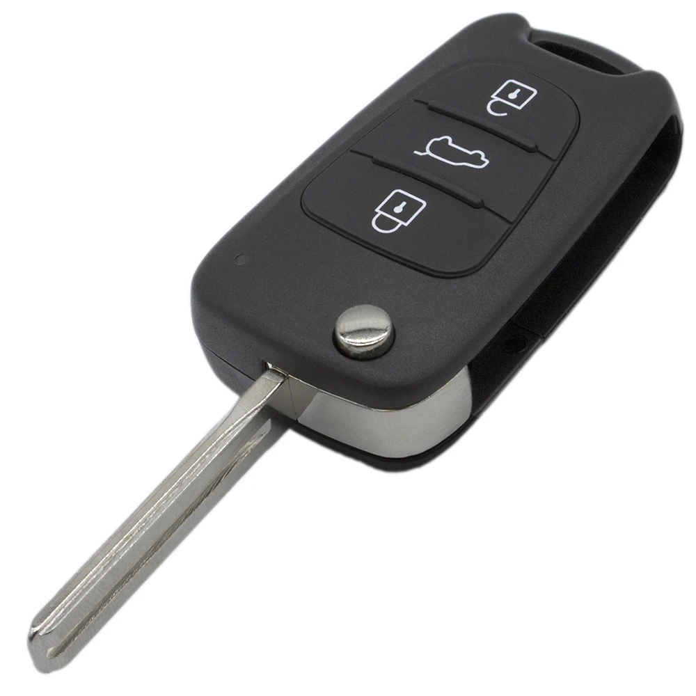 

WhatsKey New Remote Key Shell 3 Button Flip Folding Key Case For KIA Rio 3 K2 K5 Ceed Picanto Cerato Sportage For Hyundai I30